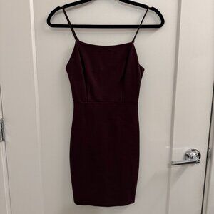 Women's XS ASTR Deep Purple Bodycon Mini Dress
